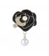 XSB304 - Elegant Camellia Pearl Brooch